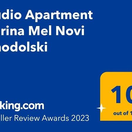 Studio Apartment Marina Mel Novi Vinodolski Exterior foto